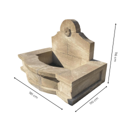 Materials of yesteryear: RUSTIC FOUNTAIN GENDARME HAT H115