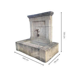 Materials of yesteryear: WALL FOUNTAIN WITH WINDOWS H125