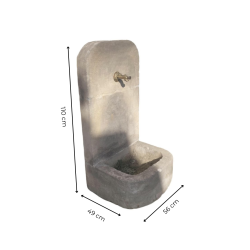 Matériaux d'Antan : PETITE FONTAINE CINTRÉE H110