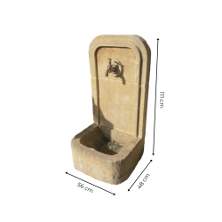 Materials of yesteryear: SMALL EDGING FOUNTAIN IN ESTAILLADES STONE H110