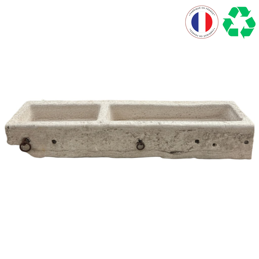 Materials of yesteryear: 2 STONE TROUGHS L178