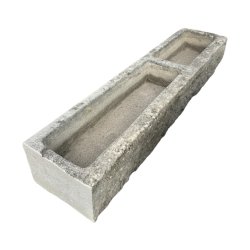 Materials of yesteryear: 2 STONE TROUGHS L178
