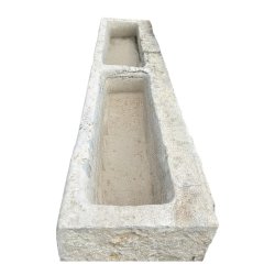 Materials of yesteryear: STONE TROUGH 2 BOWLS L226.5