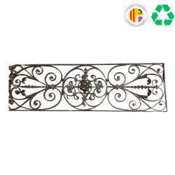 Materials of yesteryear: WROUGHT IRON TRANSOM L130