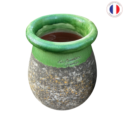 Matériaux d'antan : JARRE BIOT GOUTTE VERT H70