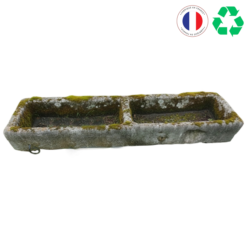 Matériaux d'antan : AUGE ANCIENNE EN PIERRE 2 BACS L178