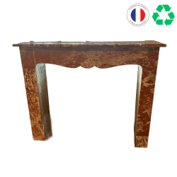 Materials of yesteryear: RED MARBLE FIREPLACE H101