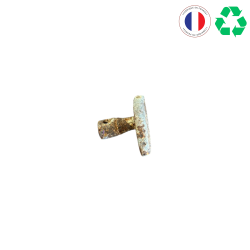 Matériaux d'antan : BOUTON ANCIEN OLIVE