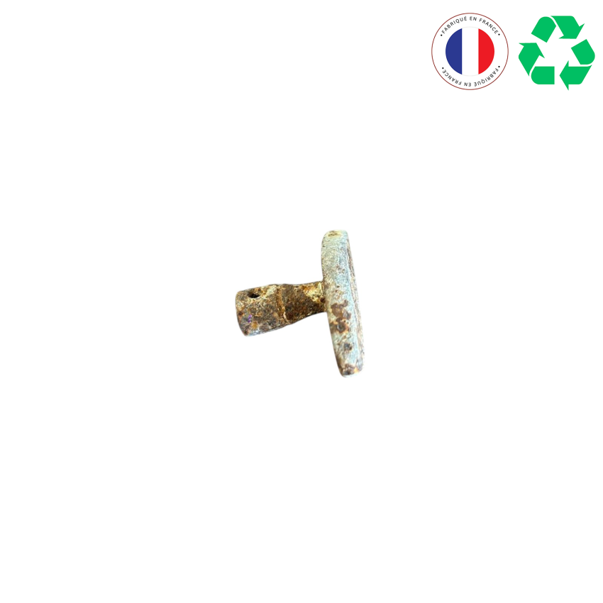 Matériaux d'antan : BOUTON ANCIEN OLIVE