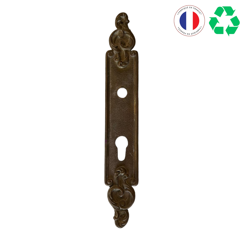 Matériaux d'antan : PLAQUE DE SERRURE ANCIENNE