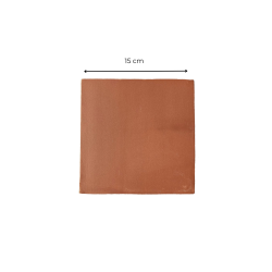 Matériaux d'Antan : CARREAU ROUGE EN TERRE CUITE 15x15x0.8