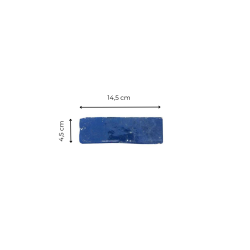 Materials of yesteryear: ZELLIGE BLUE 14.5x4.5x2.5