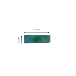 Matériaux d'antan : ZELLIGE VERT 14,5x4,5x2,5