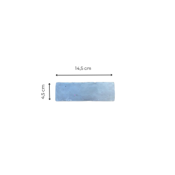 Materials of yesteryear: ZELLIGE WHITE 14.5x4.5x2.5