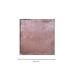 Materials of yesteryear: SET OF RED CEMENT TILES (10M2)