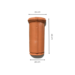 Materials of yesteryear: MONIER ROUMAZIERE ROUNDED RIDGE TILE