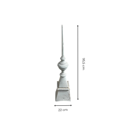 Materials of yesteryear: NINETEENTH-CENTURY ZINC AWL TYPE FINIAL
