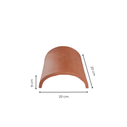 RED TERRACOTTA ARQUET 22X20