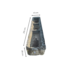Matériaux d'Antan : AUGE EN PIERRE 3 BACS L215