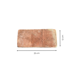 Matériaux d'Antan : BRIQUE NEUF FAIT MAIN A L'ANCIENNE 25x12x3