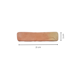 Matériaux d'Antan : BRIQUETTE VIEILLIE AU TAMBOUR 21x5x3