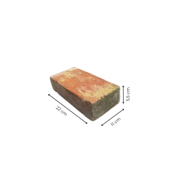 Materials of yesteryear: OLD BRICK 22x11x5.5