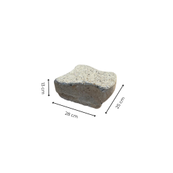 Matériaux d'Antan : PAVE AUTOBLOQUANT BETON 28x25x13