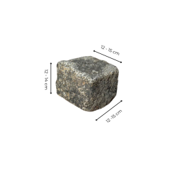 Matériaux d'Antan : PAVE EN GRANIT ANCIEN 15X15 - BAG