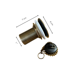 Matériaux d'antan : DRAIN / BONDE EVIER 6 CM 1''