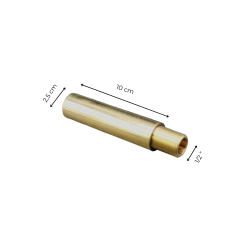 Materials of yesteryear: EXTENSION - 10 CM CONNECTION - 1/2" GLOSSY