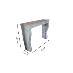 Materials of yesteryear: GREY LIMESTONE FIREPLACE H100
