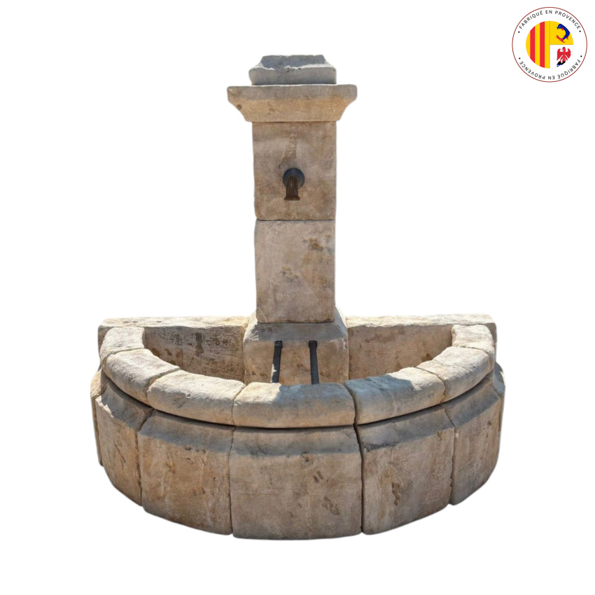 Materials of yesteryear: STONE WALL FOUNTAIN H144.5