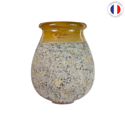 Materials of yesteryear: BIOT JAR DROP YELLOW COLLAR H92