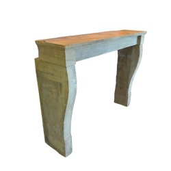 OLD STONE FIREPLACE