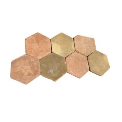 Matériaux d'Antan : TOMETTE HEXAGONALE 15x1,5