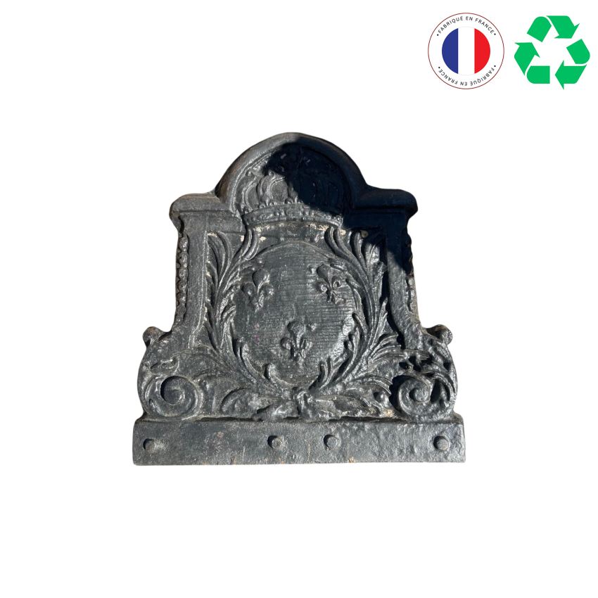 Matériaux d'antan : PLAQUE DE CHEMINEE H57