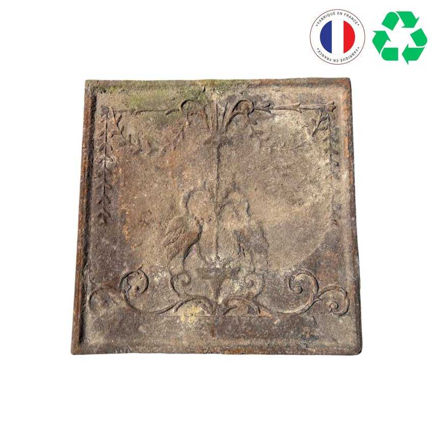 Matériaux d'antan : PLAQUE DE CHEMINEE H65