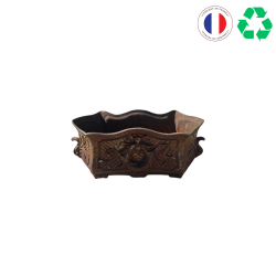 Matériaux d'antan : JARDINIERE ANCIENNE EN FONTE H28