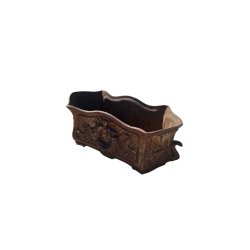 Matériaux d'antan : JARDINIERE ANCIENNE EN FONTE H28