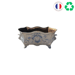 Matériaux d'antan : JARDINIERE EN FONTE ANCIENNE H17