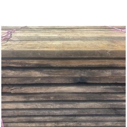 PLANCHER DE WAGON CHÊNE BRUT 282x24x4