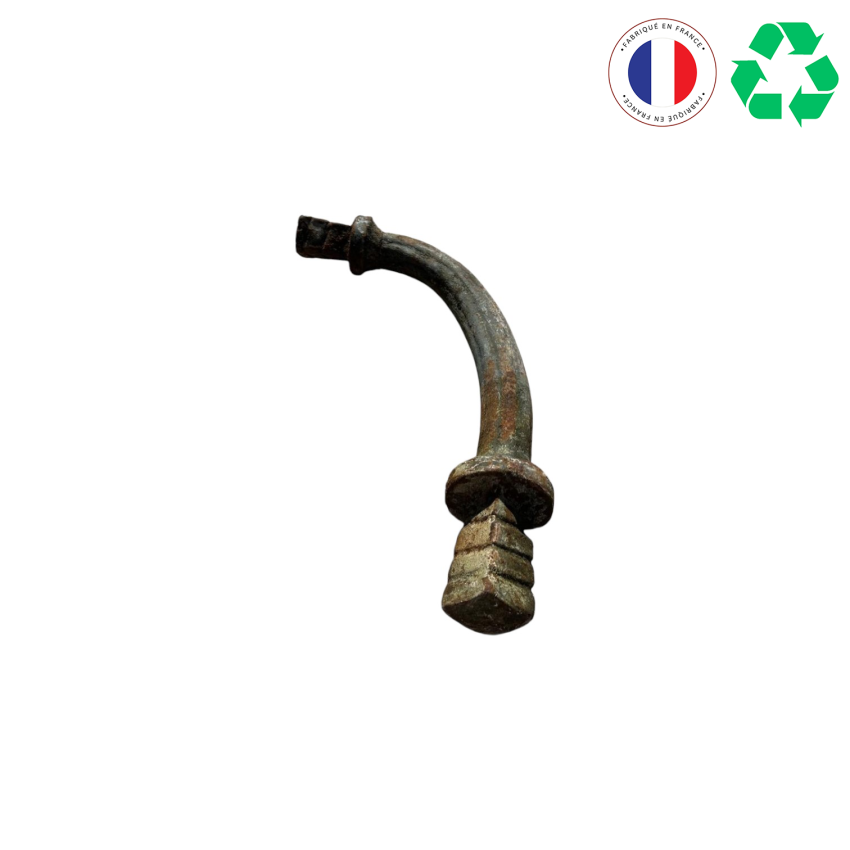 Matériaux d'antan : PAIRE DE CHASSE-ROUE H 57