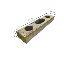 Materials of yesteryear: STONE TROUGH 3 BOWLS L212
