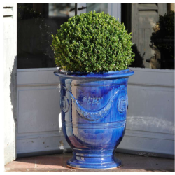 Matériaux d'antan : VASE ANDUZE BLEU TRADITION N°0 H105