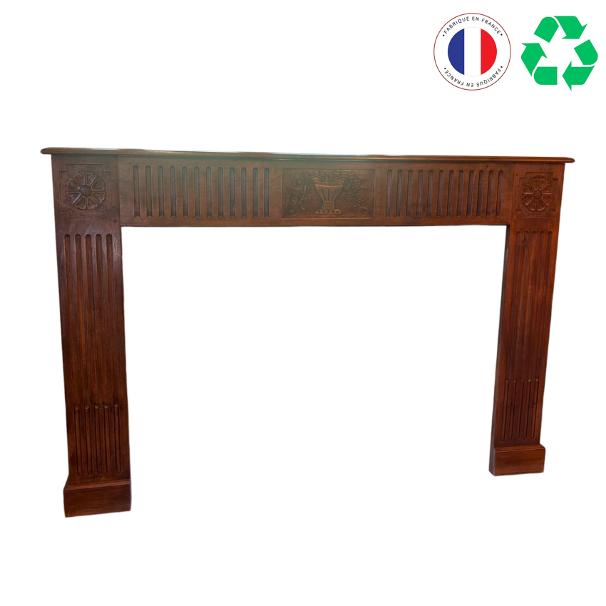 Matériaux d'antan : CHEMINEE ANCIENNE EN BOIS H112