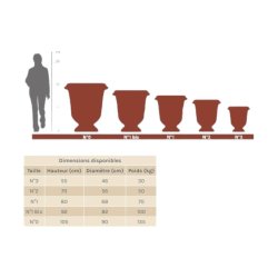 Matériaux d'antan : VASE ANDUZE JAUNE TRADITION N°3 H55