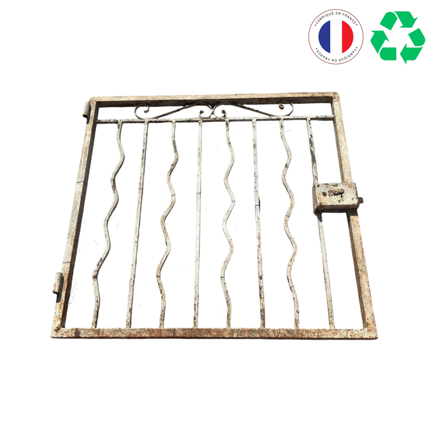 Matériaux d'antan : PORTILLON BLANC FER FORGE H100