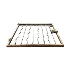 Matériaux d'antan : PORTILLON BLANC FER FORGE H100