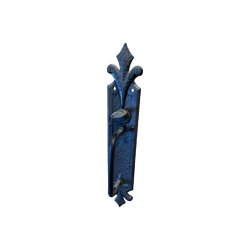 Matériaux d'antan: LOQUET POUCIER FLEUR DE LYS H28,5