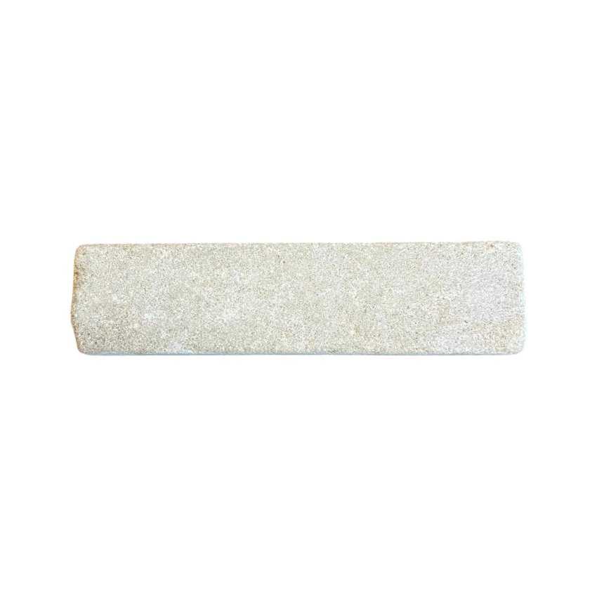 Matériaux d'antan : BRIQUETTE EN PIERRE DURE BEIGE 20x4,9x3